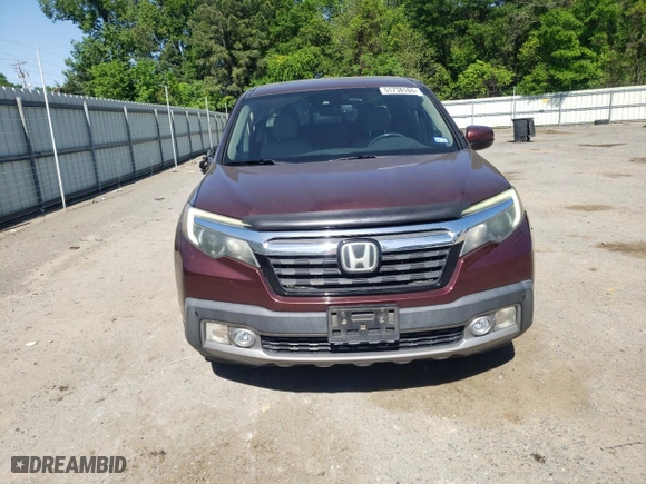2017 Honda Ridgeline RTL-E with VIN 5FPYK3F71HB034018, listed as a Copart auction lot 51738165 with 125,242 mi miles and Salvage Title. Bid and sale history available at carsss.com. Image 5.