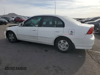 2005 Honda Civic with VIN JHMES96625S012449, listed as a Copart auction lot 51875435 with 166,452 mi miles and Salvage Title. Bid and sale history available at DreamBid. Image 2.