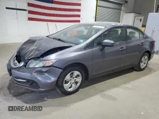 2015 Honda Civic LX z VIN 19XFB2F59FE275188, wystawiony jako Copart lot #53844105 z przebiegiem 106 370 mil mil oraz Szkoda całkowita • Salvage title. Historia ofert i sprzedaży dostępna na DreamBid. Obrazek 1.