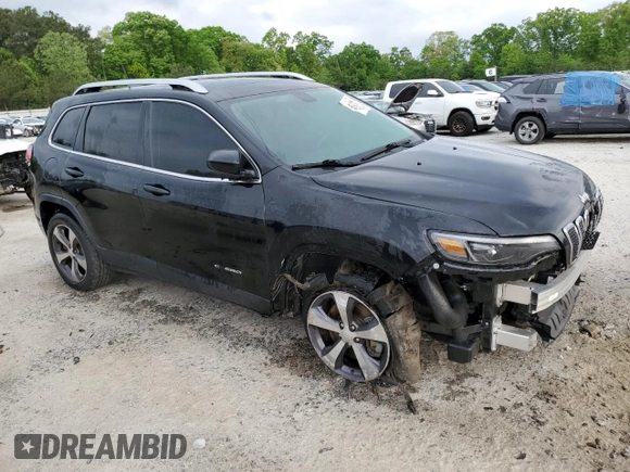 2019 Jeep Cherokee Limited with VIN 1C4PJLDX8KD377501, listed as a Copart auction lot 51636895 with 44,378 mi miles and Clean title. Bid and sale history available at DreamBid. Image 4.