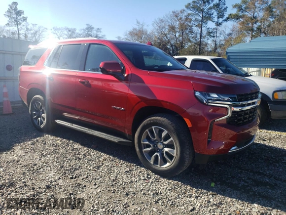 2024 Chevrolet Tahoe LS with VIN 1GNSCMKD9RR214069, listed as a Copart auction lot 86371114 with 14,453 mi miles and Salvage title. Bid and sale history available at DreamBid. Image 4.