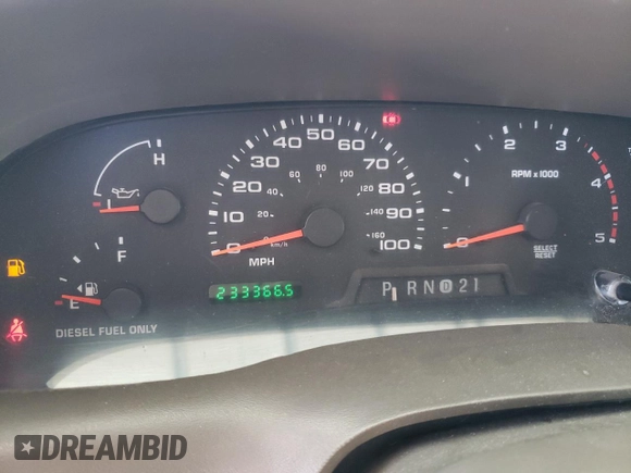 2002 Ford F-350 with VIN 1FDWW37F42EB55737, listed as a Copart auction lot 73678434 with 233,366 mi miles and Salvage title. Bid and sale history available at DreamBid. Image 9.
