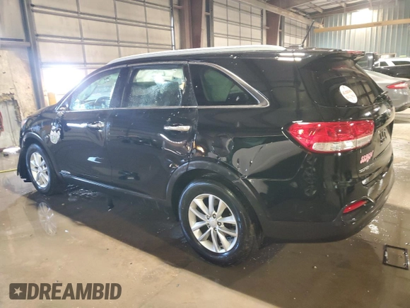 2018 Kia Sorento LX V6 with VIN 5XYPGDA5XJG422896, listed as a Copart auction lot 46865955 with 0 mi miles and Salvage Title. Bid and sale history available at carsss.com. Image 2.