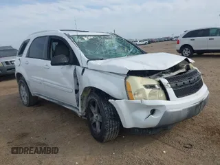 2005 Chevrolet Equinox LT with VIN 2CNDL63F556163202, listed as a IAAI auction lot 41579151 with 108,813 mi miles. Bid and sale history available at carsss.com. Image 1.