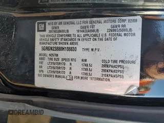 2008 Hummer H2 SUV with VIN 5GRGN23888H108830, listed as a Copart auction lot 82660574 with 180,197 mi miles and Salvage Title. Bid and sale history available at carsss.com. Image 13.