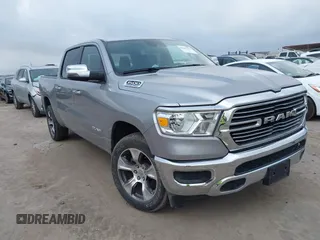 2024 Ram 1500 Laramie z VIN 1C6RREJT9RN218724, wystawiony jako IAAI lot #42433310 z przebiegiem 49 846 mil mil oraz . Historia ofert i sprzedaży dostępna na DreamBid. Obrazek 1.