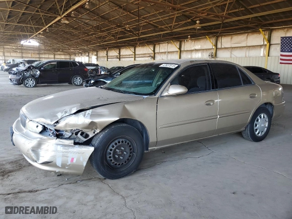 2005 Buick Century Custom with VIN 2G4WS52J751100644, listed as a Copart auction lot 47637615 with 136,020 mi miles and Salvage Title. Bid and sale history available at carsss.com. Image 1.