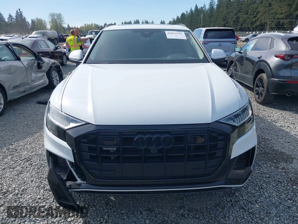 2023 Audi Q8 Premium Plus with VIN WA1EVBF17PD021816, listed as a IAAI auction lot 42024241 with 26,240 mi miles and . Bid and sale history available at DreamBid. Image 13.