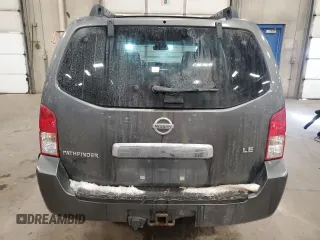 2007 Nissan Pathfinder SE with VIN 5N1AR18W47C604034, listed as a Copart auction lot 44003795 with 214,656 mi miles and Salvage Title. Bid and sale history available at carsss.com. Image 6.