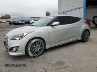 2015 Hyundai Veloster Turbo with VIN KMHTC6AEXFU236038, listed as a Copart auction lot 47967735 with 79,064 mi miles and Salvage title. Bid and sale history available at DreamBid. Image 1.
