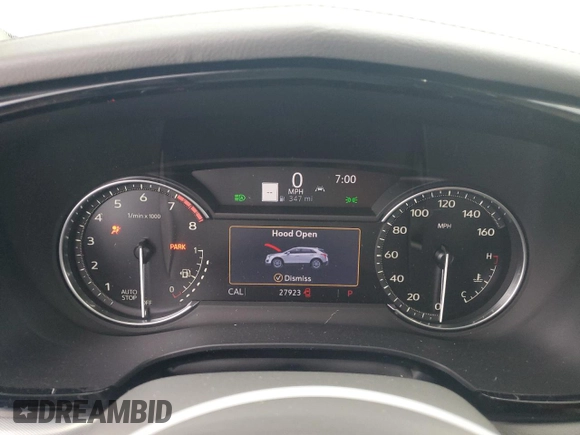 2021 Cadillac XT5 FWD Premium Luxury with VIN 1GYKNCRS0MZ198199, listed as a Copart auction lot 83595494 with 27,923 mi miles and Salvage Title. Bid and sale history available at carsss.com. Image 9.
