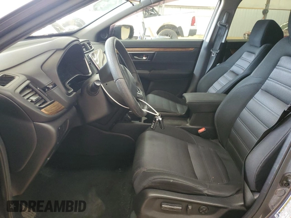 2019 Honda CR-V EX with VIN 5J6RW1H51KA007042, listed as a Copart auction lot 49327535 with 104,418 mi miles and Salvage Title. Bid and sale history available at carsss.com. Image 7.