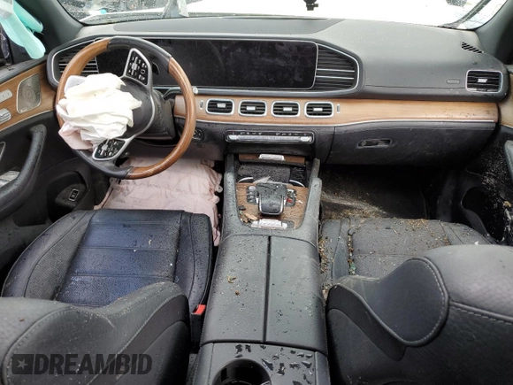 2021 Mercedes-Benz GLS 580 with VIN 4JGFF8GE0MA497555, listed as a Copart auction lot 49109654 with Not Provided miles and . Bid and sale history available at DreamBid. Image 8.