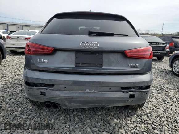 2016 Audi Q3 Premium Plus with VIN WA1EFCFS3GR003165, listed as a Copart auction lot 51304395 with 105,127 mi miles and Salvage Title. Bid and sale history available at carsss.com. Image 6.