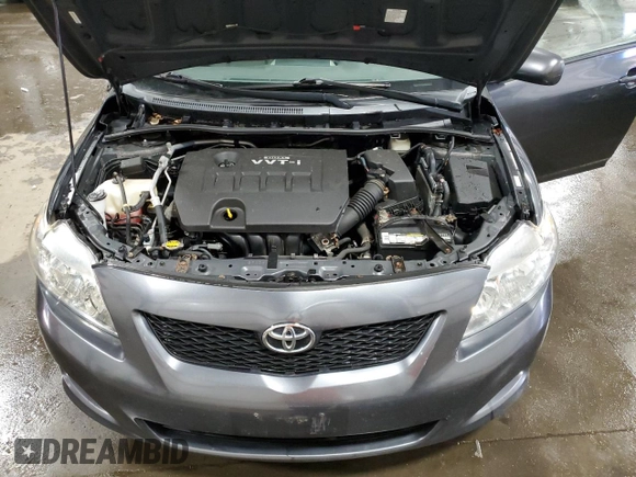 2009 Toyota Corolla with VIN 1NXBU40E49Z019376, listed as a Copart auction lot 46895925 with 91,989 mi miles and Salvage Title. Bid and sale history available at carsss.com. Image 11.