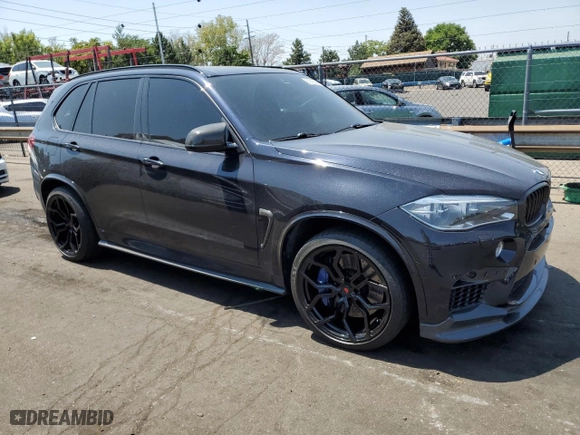 2015 BMW X5 M with VIN 5YMKT6C50F0C89393, listed as a Copart auction lot 65845844 with 78,304 mi miles and Salvage Title. Bid and sale history available at carsss.com. Image 4.