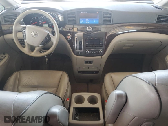 2013 Nissan Quest LE z VIN JN8AE2KP2D9066289, wystawiony jako Copart lot #53097475 z przebiegiem 122 150 mil mil oraz Szkoda całkowita • Salvage title. Historia ofert i sprzedaży dostępna na DreamBid. Obrazek 8.