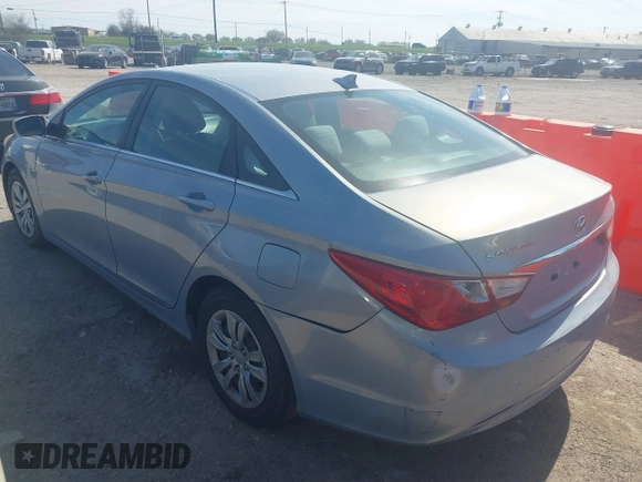 2012 Hyundai Sonata GLS with VIN 5NPEB4AC6CH331656, listed as a IAAI auction lot 41818783 with 179,604 mi miles. Bid and sale history available at carsss.com. Image 3.