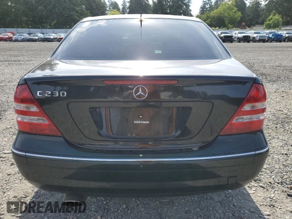 2006 Mercedes-Benz C 230 Sport z VIN WDBRF52H76F817671, wystawiony jako Copart lot #61482065 z przebiegiem 135 901 mil mil oraz Szkoda całkowita • Salvage title. Historia ofert i sprzedaży dostępna na DreamBid. Obrazek 6.