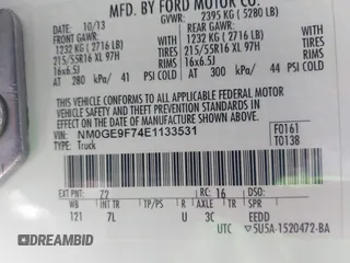 2014 Ford Transit Connect XLT с VIN NM0GE9F74E1133531, выставлен на аукционе IAAI как лот 41744477 с пробегом 73 653 миль миль и . История ставок и продаж доступна на DreamBid. Изображение 9.