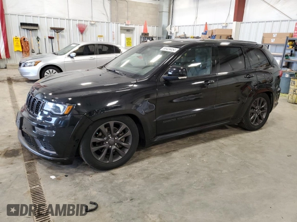 2019 Jeep Grand Cherokee Overland with VIN 1C4RJFCT8KC610341, listed as a Copart auction lot 83424454 with 57,356 mi miles and Salvage Title. Bid and sale history available at carsss.com. Image 1.