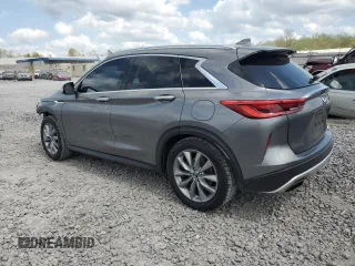 2019 Infiniti QX50 Luxe with VIN 3PCAJ5M16KF135750, listed as a Copart auction lot 51759265 with 159,965 mi miles and Salvage title. Bid and sale history available at DreamBid. Image 2.