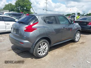 2014 Nissan Juke Nismo with VIN JN8AF5MR6ET353197, listed as a IAAI auction lot 42841411 with 81,163 mi miles and . Bid and sale history available at DreamBid. Image 4.