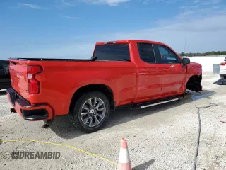 2019 Chevrolet Silverado 1500 RST with VIN 1GCRWDEDXKZ358553, listed as a Copart auction lot 87627785 with 39,867 mi miles and Salvage Title. Bid and sale history available at carsss.com. Image 3.