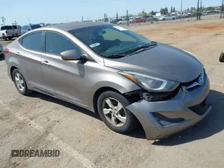 2014 Hyundai Elantra SE with VIN 5NPDH4AE8EH499703, listed as a IAAI auction lot 42001151 with 184,596 mi miles and . Bid and sale history available at DreamBid. Image 1.