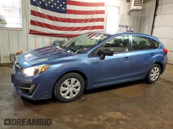 2016 Subaru Impreza 2.0i с VIN JF1GPAA61G8276191, выставлен на аукционе Copart как лот 51055635 с пробегом 88 087 миль миль и Списание • Salvage title. История ставок и продаж доступна на DreamBid. Изображение 1.