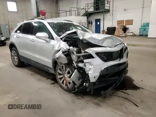 2019 Cadillac XT4 AWD Sport with VIN 1GYFZFR45KF185536, listed as a Copart auction lot 80544914 with 46,496 mi miles and Salvage Title. Bid and sale history available at DreamBid. Image 12.