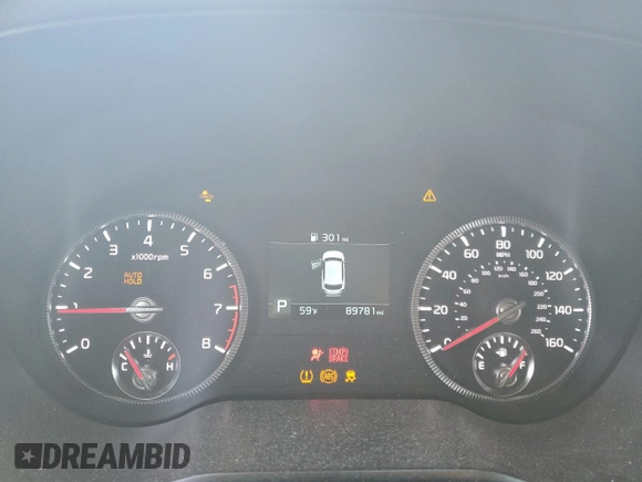 2020 Kia Telluride LX with VIN 5XYP2DHC8LG046141, listed as a Copart auction lot 54061695 with 89,781 mi miles and Salvage Title. Bid and sale history available at carsss.com. Image 9.