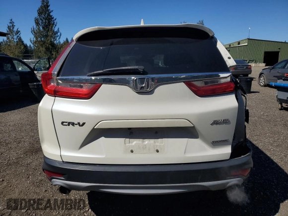 2018 Honda CR-V Touring with VIN 2HKRW2H9XJH619830, listed as a Copart auction lot 53694675 with 95,703 mi miles and Salvage title. Bid and sale history available at DreamBid. Image 6.