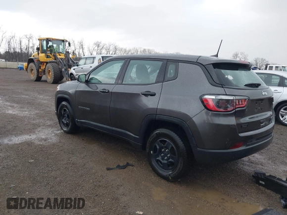 2020 Jeep Compass Sport z VIN 3C4NJCAB4LT253026, wystawiony jako IAAI lot #41897839 z przebiegiem 128 112 mil mil oraz . Historia ofert i sprzedaży dostępna na DreamBid. Obrazek 3.