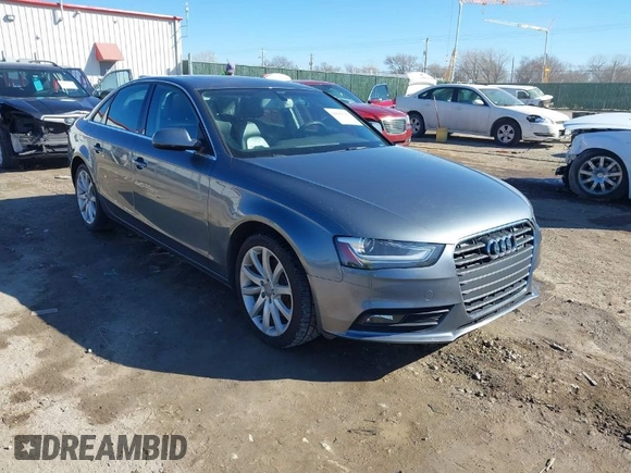 2013 Audi A4 Premium Plus z VIN WAUEFAFL6DN016897, wystawiony jako IAAI lot #41668343 z przebiegiem 97 840 mil mil oraz . Historia ofert i sprzedaży dostępna na DreamBid. Obrazek 1.