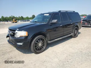 2017 Ford Expedition Max XLT with VIN 1FMJK1HT4HEA50574, listed as a Copart auction lot 58896455 with 195,420 mi miles and Salvage title. Bid and sale history available at DreamBid. Image 1.