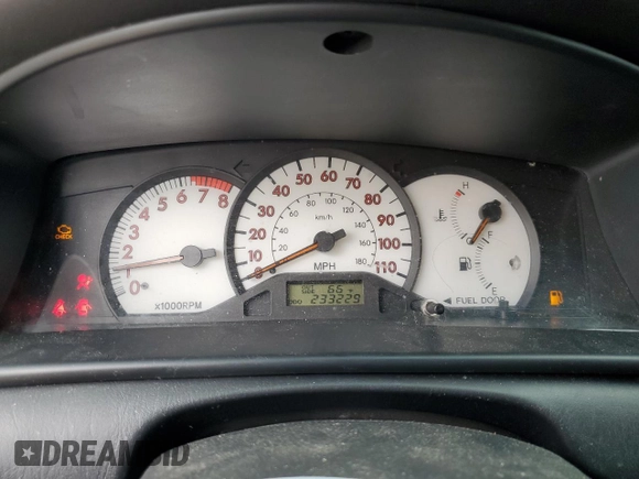 2003 Toyota Corolla CE with VIN 1NXBR32E63Z118863, listed as a Copart auction lot 54616565 with 233,229 mi miles and Salvage Title. Bid and sale history available at DreamBid. Image 9.