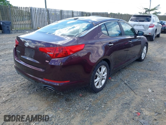 2012 Kia Optima LX with VIN 5XXGM4A77CG033361, listed as a IAAI auction lot 42210159 with 214,137 mi miles and . Bid and sale history available at carsss.com. Image 4.