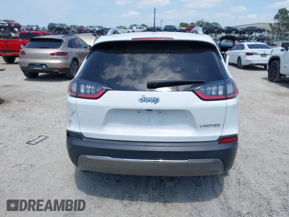 2019 Jeep Cherokee Limited with VIN 1C4PJLDB8KD402904, listed as a IAAI auction lot 42107306 with 96,677 mi miles and . Bid and sale history available at DreamBid. Image 16.