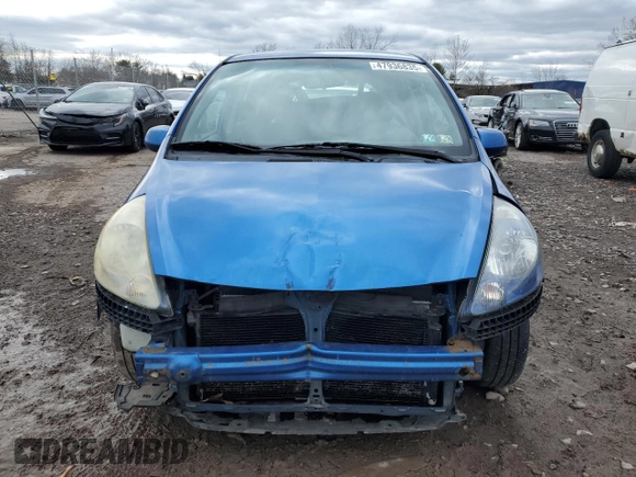 2008 Honda Fit with VIN JHMGD38438S065502, listed as a Copart auction lot 47936835 with 166,958 mi miles and Salvage Title. Bid and sale history available at carsss.com. Image 5.