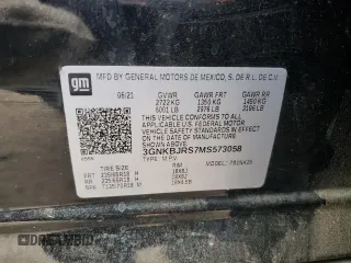 2021 Chevrolet Blazer LT z VIN 3GNKBJRS7MS573058, wystawiony jako Copart lot #44967365 z przebiegiem 77 254 mil mil oraz Szkoda całkowita • Salvage title. Historia ofert i sprzedaży dostępna na DreamBid. Obrazek 14.