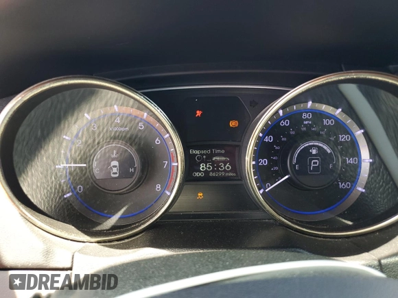 2012 Hyundai Sonata GLS with VIN 5NPEB4AC2CH496734, listed as a Copart auction lot 53071005 with 86,299 mi miles and Salvage Title. Bid and sale history available at carsss.com. Image 9.
