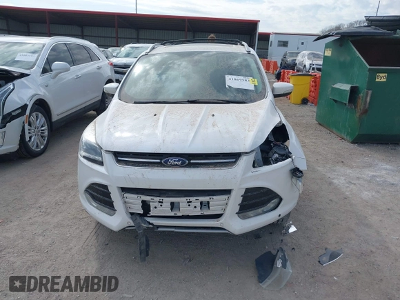 2015 Ford Escape Titanium with VIN 1FMCU9J90FUA67262, listed as a IAAI auction lot 41869583 with 161,281 mi miles. Bid and sale history available at carsss.com. Image 13.