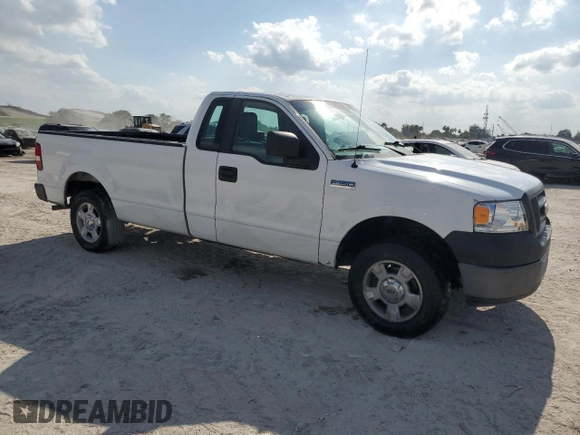 2007 Ford F-150 XL with VIN 1FTRF12237NA36210, listed as a Copart auction lot 53403445 with 153,202 mi miles and Clean Title. Bid and sale history available at carsss.com. Image 4.