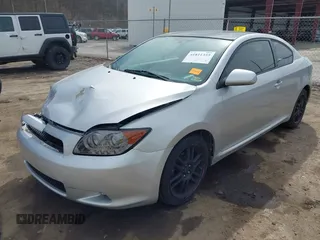 2010 Scion tC with VIN JTKDE3B75A0308354, listed as a IAAI auction lot 41811355 with 152,369 mi miles. Bid and sale history available at carsss.com. Image 2.