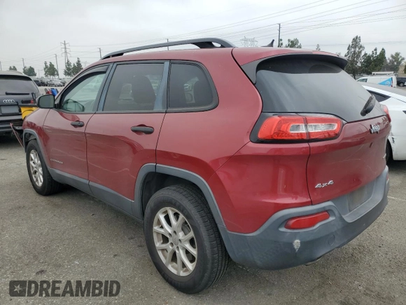 2016 Jeep Cherokee Sport с VIN 1C4PJMAB4GW210689, выставлен на аукционе Copart как лот 65291935 с пробегом 116 351 миль миль и Списание • Salvage title. История ставок и продаж доступна на DreamBid. Изображение 2.