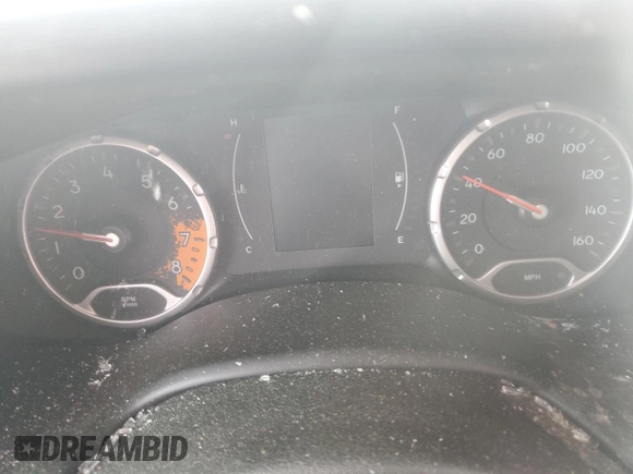 2017 Jeep Renegade Latitude with VIN ZACCJBBB3HPG47518, listed as a Copart auction lot 56196705 with Not provided miles and Non repairable. Bid and sale history available at DreamBid. Image 9.