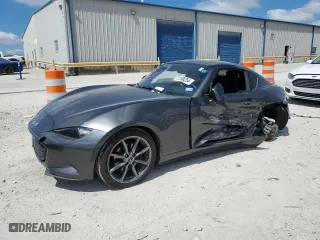 2017 Mazda MX-5 Miata RF Grand Touring with VIN JM1NDAM76H0109548, listed as a Copart auction lot 71108254 with 0 mi miles and Salvage Title. Bid and sale history available at carsss.com. Image 1.