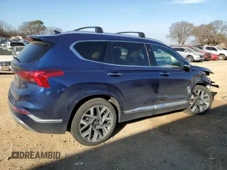2022 Hyundai Santa Fe Calligraphy with VIN 5NMS54AL6NH428835, listed as a Copart auction lot 86538484 with 34,154 mi miles and Salvage Title. Bid and sale history available at carsss.com. Image 3.