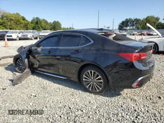 2018 Acura TLX w/Advance Pkg with VIN 19UUB3F77JA001807, listed as a Copart auction lot 71098594 with 83,510 mi miles and Salvage Title. Bid and sale history available at carsss.com. Image 2.